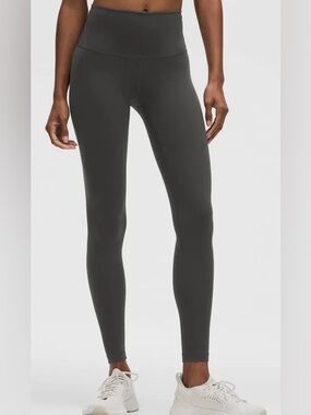LIKE NEW - Lululemon Wunder Train High-Rise Tight Leggings 28” in Graphite Grey